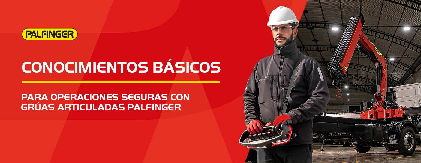 Banner - Conocimientos Básicos para Operación de Grúas  Articuladas de Cargas PALFINGER